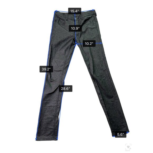 Cheap Monday Mens Black Cotton/Polyester Slim Fit Jeans Stylish Denim Sz 30/34 - Picture 10 of 10